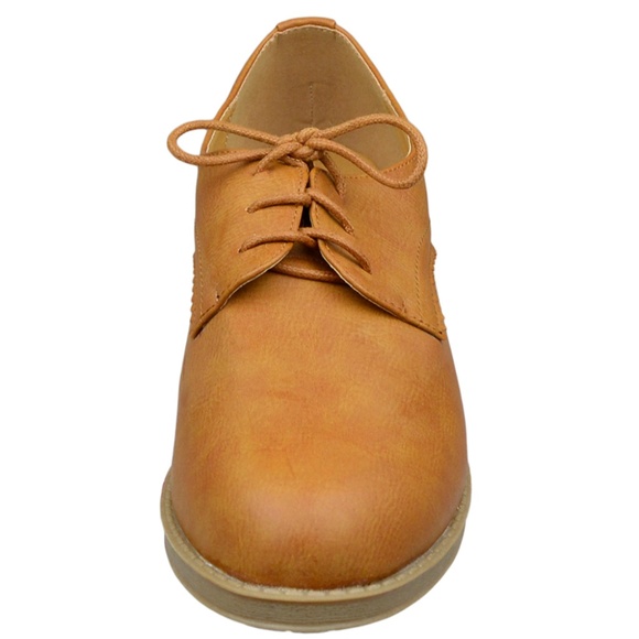 Women Closed Toe Shoe Lace Up Oxford Vintage LEESA - Picture 3 of 8